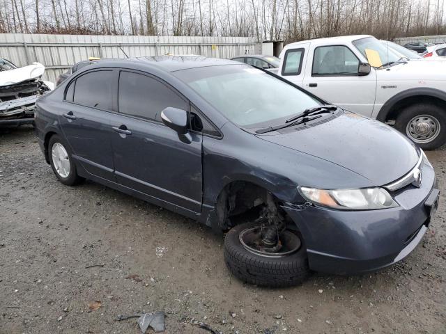 JHMFA36218S003926 - 2008 HONDA CIVIC HYBR BLUE photo 4