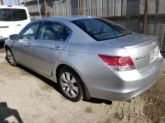 1HGCP36848A005880 - 2008 HONDA ACCORD EXL SILVER photo 2