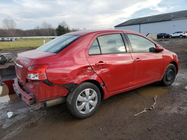 JTDBT923181211399 - 2008 TOYOTA YARIS RED photo 3