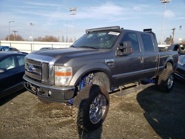 1FTWW31R58EC64546 - 2008 FORD F350 SRW S CHARCOAL photo 1