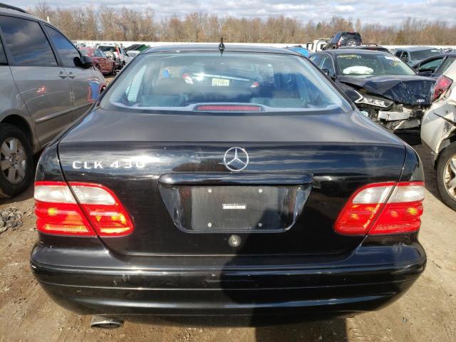 WDBLJ70G01F178214 - 2001 MERCEDES-BENZ CLK 430 BLACK photo 6