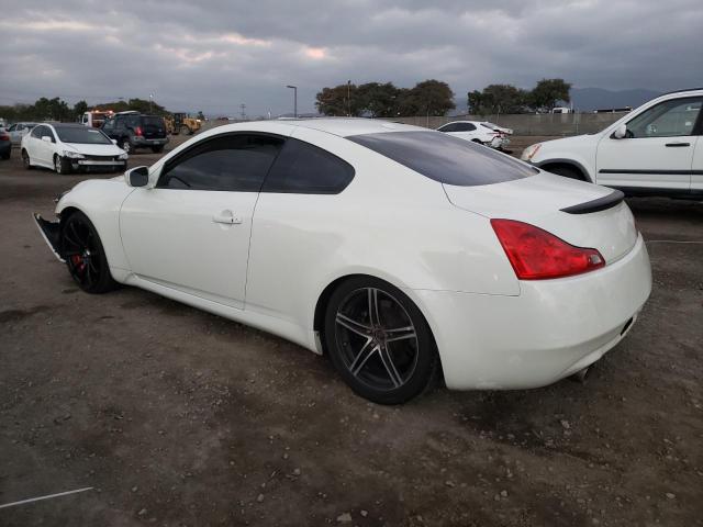 JNKCV64E28M125608 - 2008 INFINITI G37 BASE WHITE photo 2