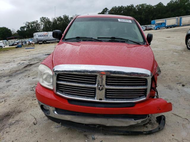 1D7HA18N78S580536 - 2008 DODGE RAM 1500 S RED photo 5