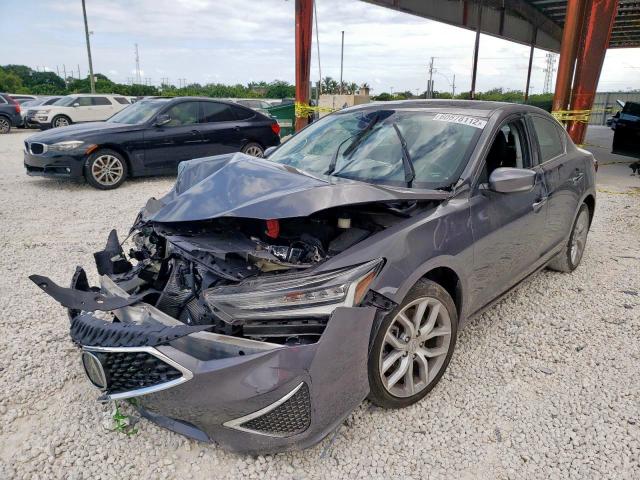 19UDE2F37LA006913 - 2020 ACURA ILX ნაცრისფერი ფოტო 2