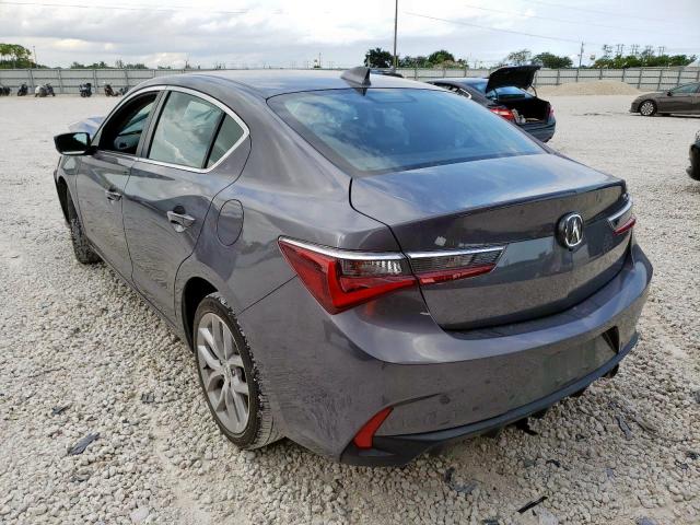 19UDE2F37LA006913 - 2020 ACURA ILX ნაცრისფერი ფოტო 3
