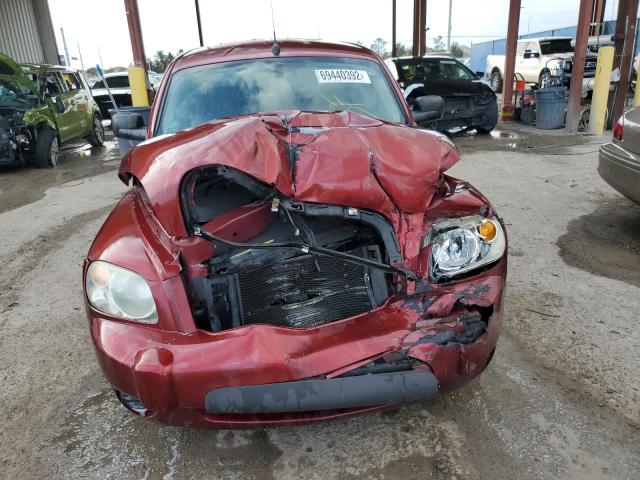 3GNCA13B49S527002 - 2009 CHEVROLET HHR LS RED photo 5