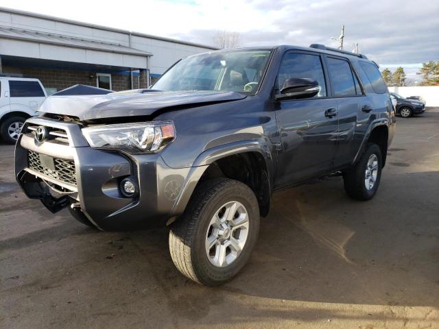 JTEHU5JR9M5872375 - 2021 TOYOTA 4RUNNER VE GRAY photo 1