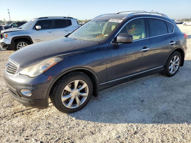 JNKAJ09F28M361189 - 2008 INFINITI EX35 BASE BLACK photo 1