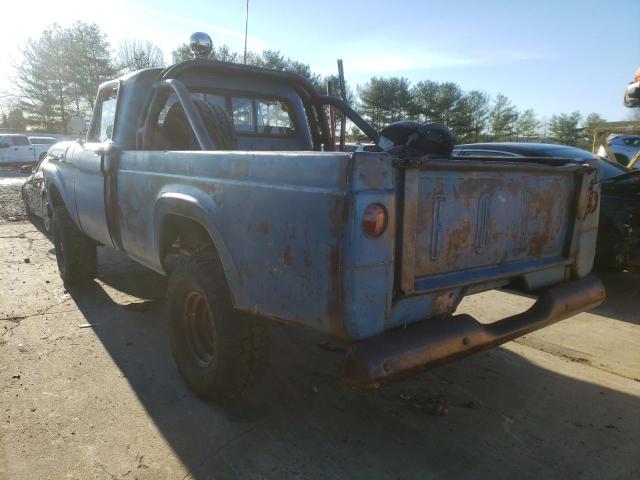 F11CR241059 - 1962 FORD F-100 BLUE photo 3