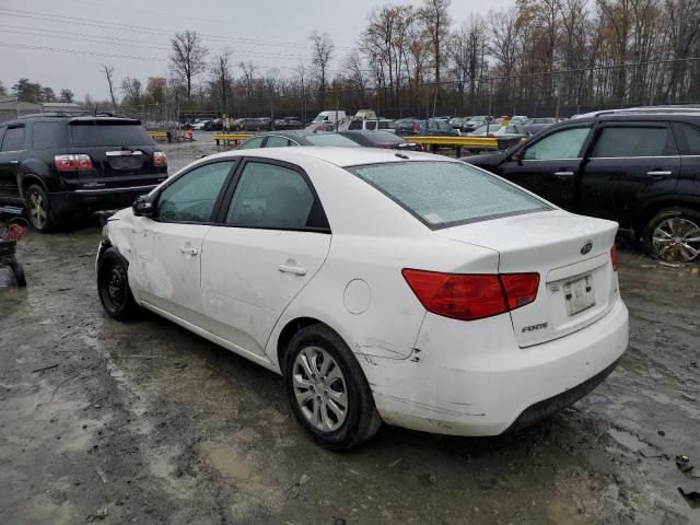 KNAFU4A26A5837651 - 2010 KIA FORTE EX WHITE photo 2