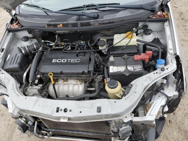 KL1TD6DE9AB100038 - 2010 CHEVROLET AVEO LS 银色 照片 11