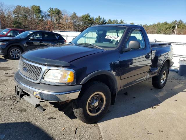 2FTRF08233CA52313 - 2003 FORD F 150 BLUE photo 1