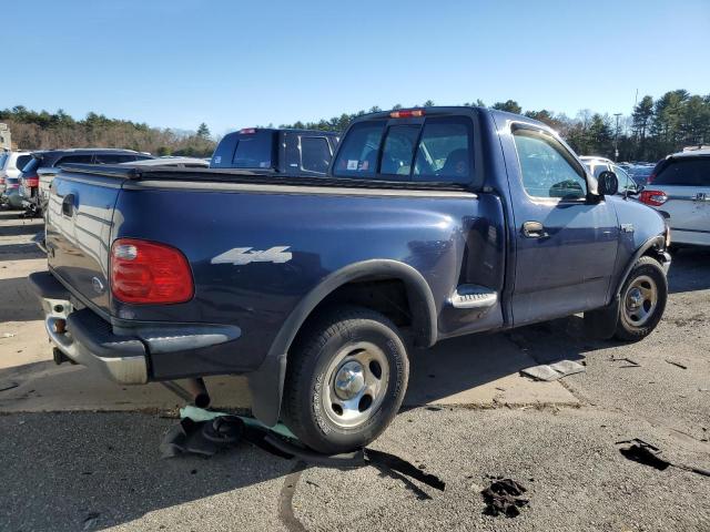 2FTRF08233CA52313 - 2003 FORD F 150 BLUE photo 3