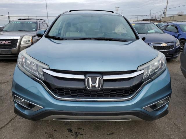 2HKRM4H71GH617926 - 2016 HONDA CR-V EXL BLUE photo 5