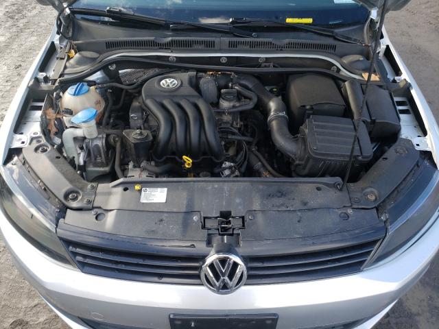 3VW2K7AJ5EM243114 - 2014 VOLKSWAGEN JETTA BASE SILVER photo 7