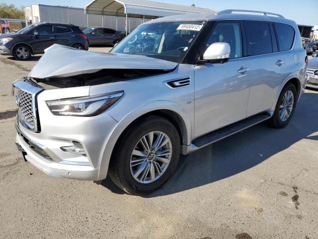 JN8AZ2NE2L9255036 - 2020 INFINITI QX80 LUXE SILVER photo 1