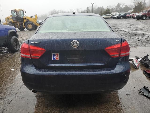 1VWBP7A35DC101669 - 2013 VOLKSWAGEN PASSAT SE BLUE photo 6