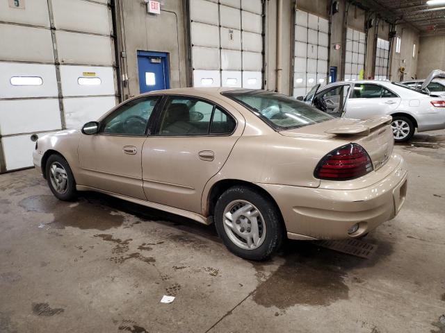 1G2NF52E63C115820 - 2003 PONTIAC GRAND AM S TAN photo 2