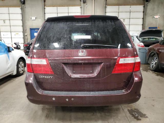 5FNRL38287B035340 - 2007 HONDA ODYSSEY LX MAROON photo 6