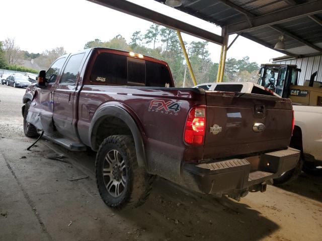 1FT7W2BT1GEB58540 - 2016 FORD F250 SUPER BURGUNDY photo 2