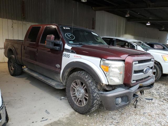 1FT7W2BT1GEB58540 - 2016 FORD F250 SUPER BURGUNDY photo 4