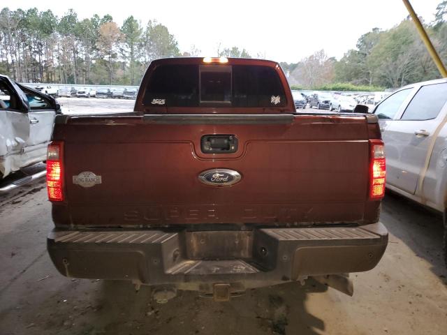 1FT7W2BT1GEB58540 - 2016 FORD F250 SUPER BURGUNDY photo 6