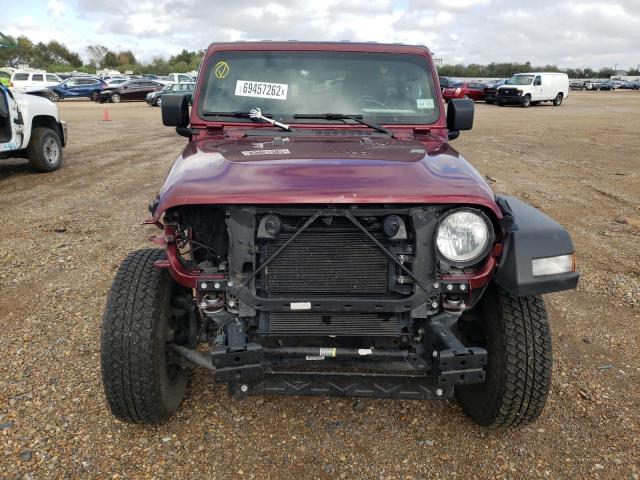 1C4HJXDG2MW770896 - 2021 JEEP WRANGLER U მუქწითელი ფოტო 5