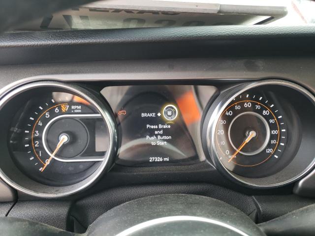 1C4HJXDG2MW770896 - 2021 JEEP WRANGLER U მუქწითელი ფოტო 9