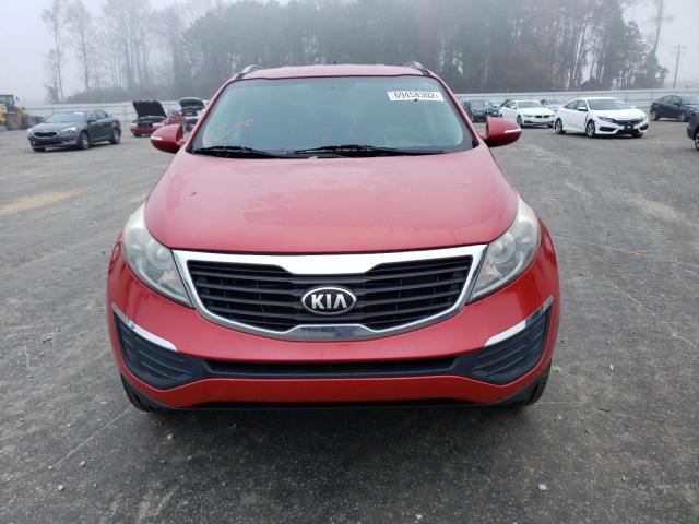 KNDPB3A26D7460349 - 2013 KIA SPORTAGE B RED photo 5