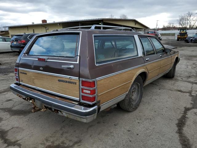 1G1BN81YXJR138857 - 1988 CHEVROLET CAPRICE CL ყავისფერი ფოტო 3