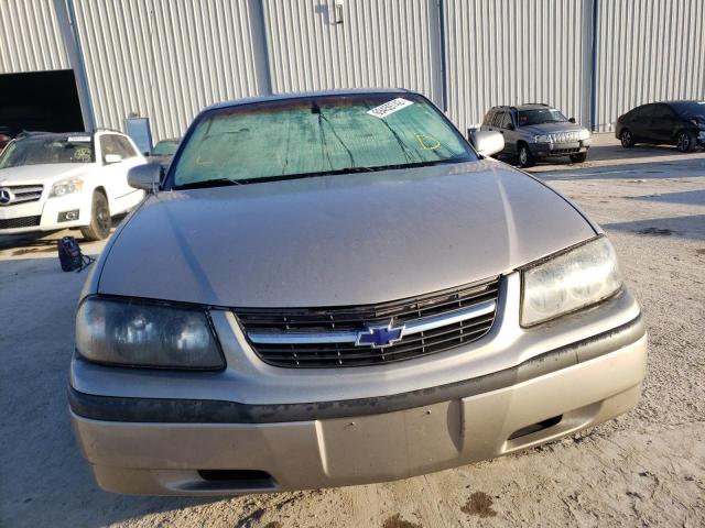 2G1WF52E529190667 - 2002 CHEVROLET IMPALA TAN photo 5