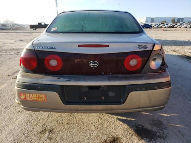 2G1WF52E529190667 - 2002 CHEVROLET IMPALA TAN photo 6