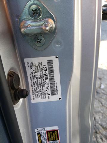 2HGFG12978H564227 - 2008 HONDA CIVIC EXL Gümüş foto 12