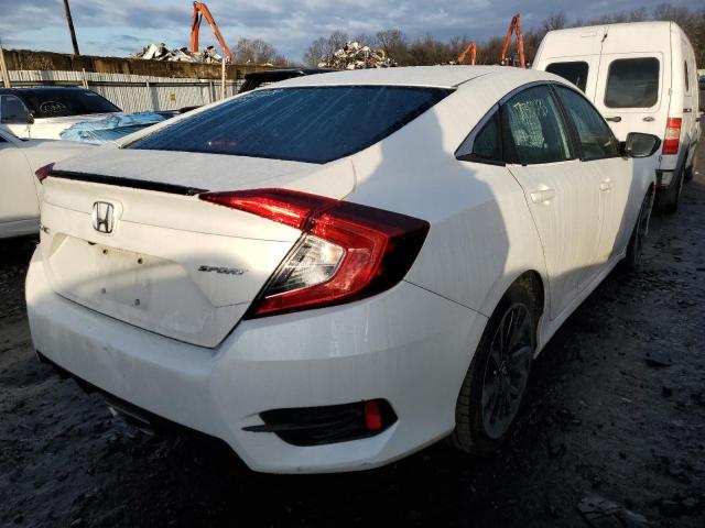 19XFC2F83ME202242 - 2021 HONDA CIVIC SPOR WHITE photo 3