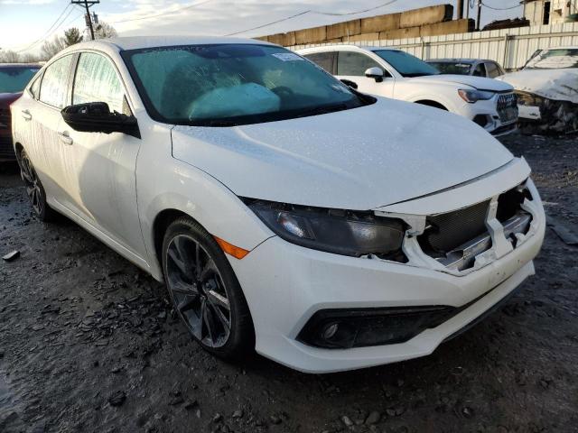 19XFC2F83ME202242 - 2021 HONDA CIVIC SPOR WHITE photo 4