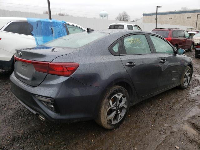 3KPF24AD6ME355524 - 2021 KIA FORTE FE GRAY photo 3