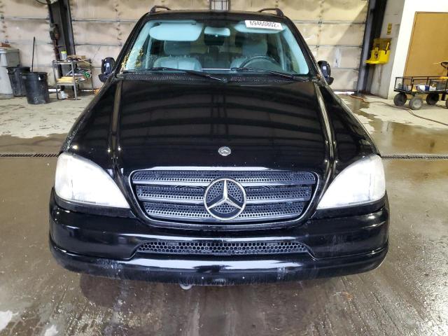 4JGAB54E71A242955 - 2001 MERCEDES-BENZ ML 320 BLACK photo 5