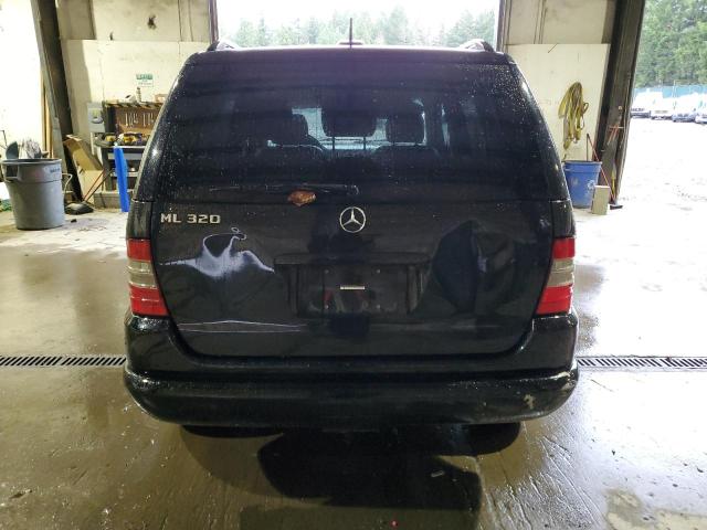 4JGAB54E71A242955 - 2001 MERCEDES-BENZ ML 320 BLACK photo 6