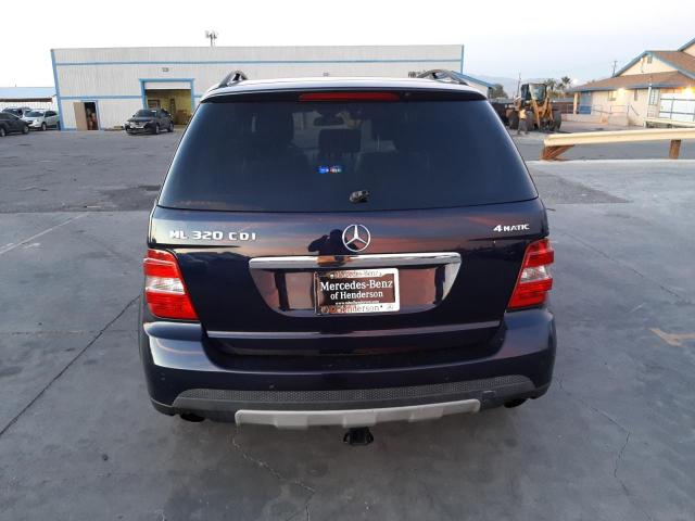 4JGBB22E67A195769 - 2007 MERCEDES-BENZ ML 320 CDI BLUE photo 6
