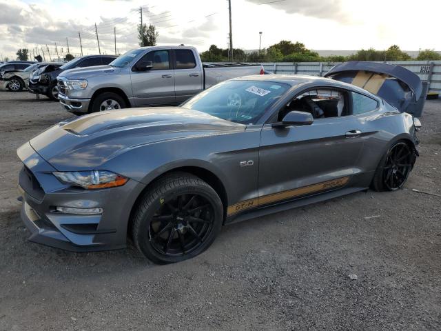 1FA6P8CF4N5118041 - 2022 FORD MUSTANG GT GRAY photo 1