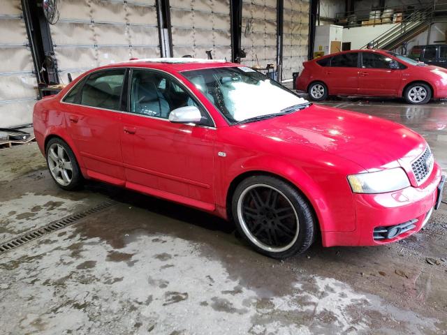 WAUPL68E14A065025 - 2004 AUDI S4 RED photo 4