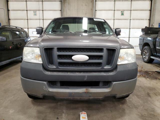 1FTRF12255KF14450 - 2005 FORD F150 GRAY photo 5