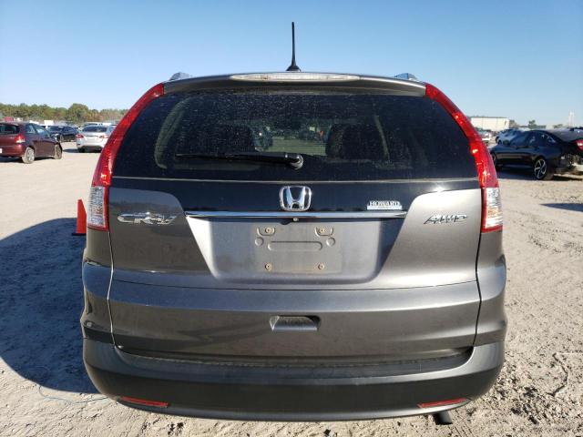 2HKRM4H7XDH689607 - 2013 HONDA CR-V EXL GRAY photo 6