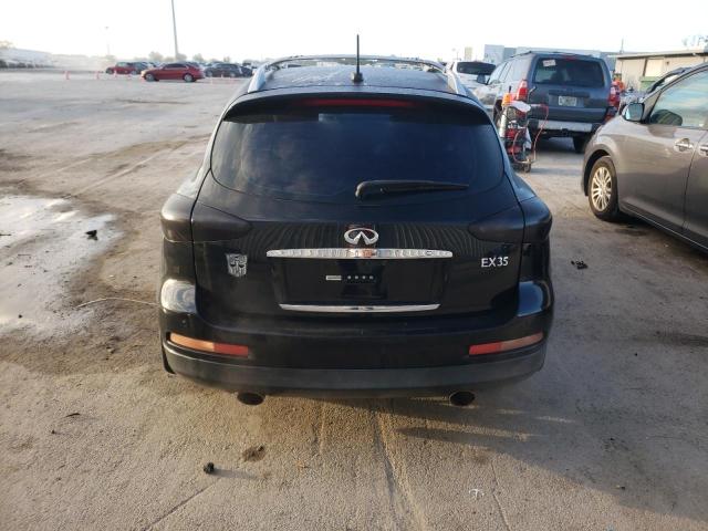 JNKAJ09F68M356609 - 2008 INFINITI EX35 BASE Սև լուսանկար 6