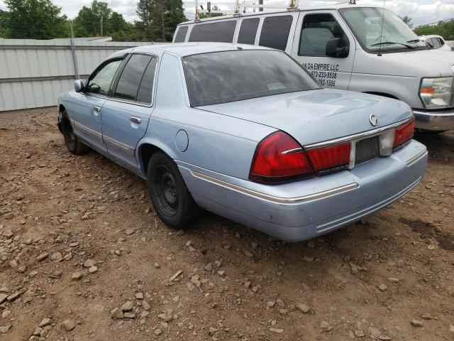 2MEFM74W71X619296 - 2001 MERCURY MARQUIS TEAL photo 3