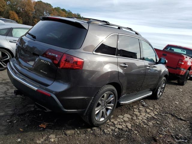 2HNYD2H86CH521134 - 2012 ACURA MDX ADVANC CHARCOAL photo 3