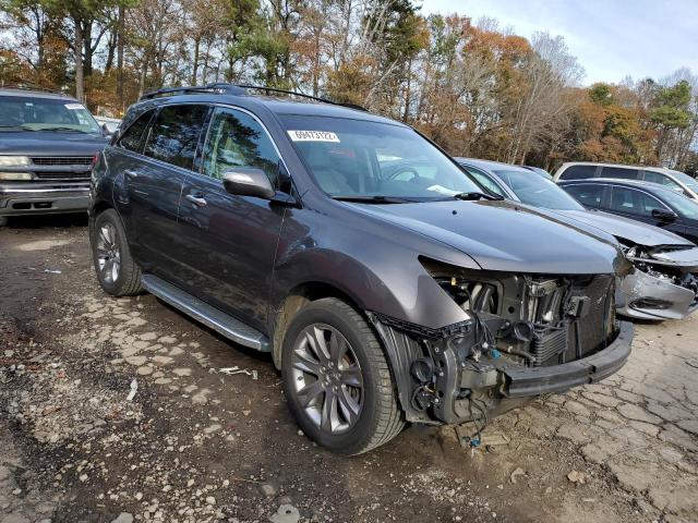 2HNYD2H86CH521134 - 2012 ACURA MDX ADVANC CHARCOAL photo 4