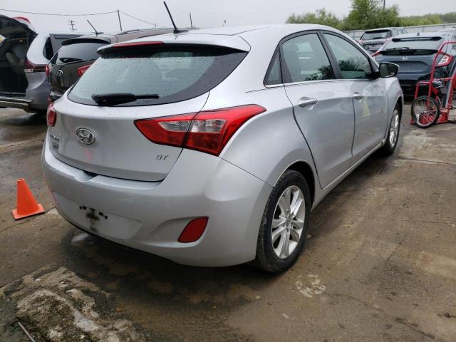 KMHD35LH1EU170838 - 2014 HYUNDAI ELANTRA GT SILVER photo 4