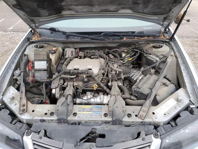 2G1WF52E359390760 - 2005 CHEVROLET IMPALA SILVER photo 11