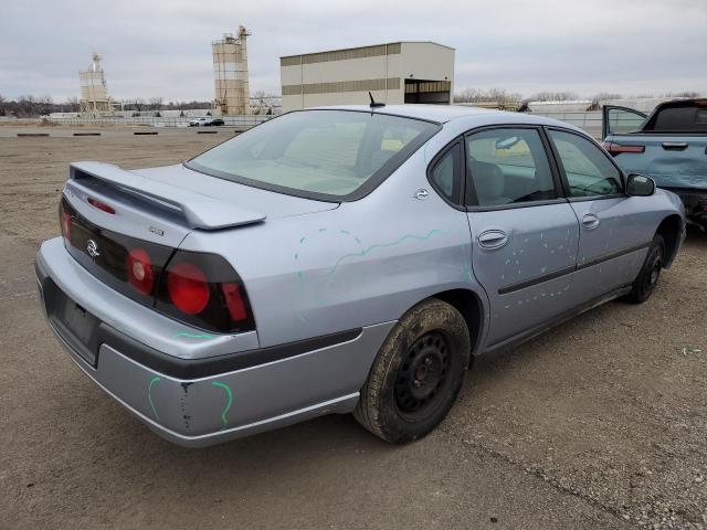 2G1WF52E359390760 - 2005 CHEVROLET IMPALA SILVER photo 3